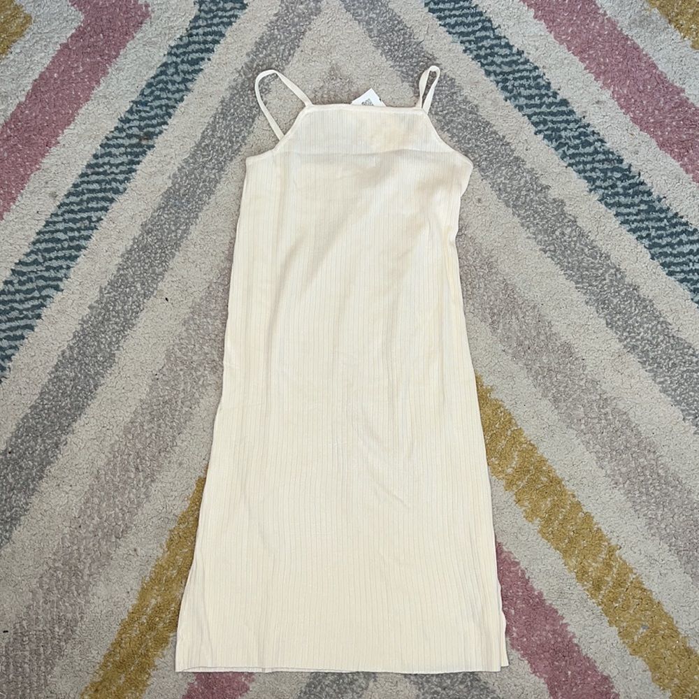 ZARA Kids | Cream | RIB KNIT DRESS NWT - Picture 5 of 7